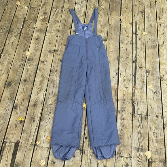 VTG Edelweiss White Stag Ski Bibs Pants Suit Womens 36 Blue Overalls Ski / Snow - Picture 1 of 16